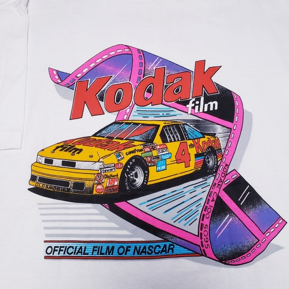 Vintage NASCAR Kodak #4 Racing tee shirt - Picture 2 of 5